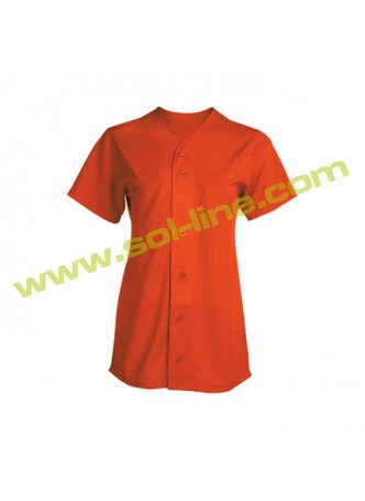 Womens Softball six button down baseball jerseys